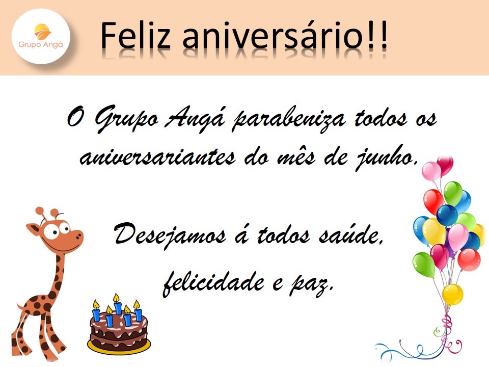 Para Homenagear Os Aniversariantes Do Mes De Junho
